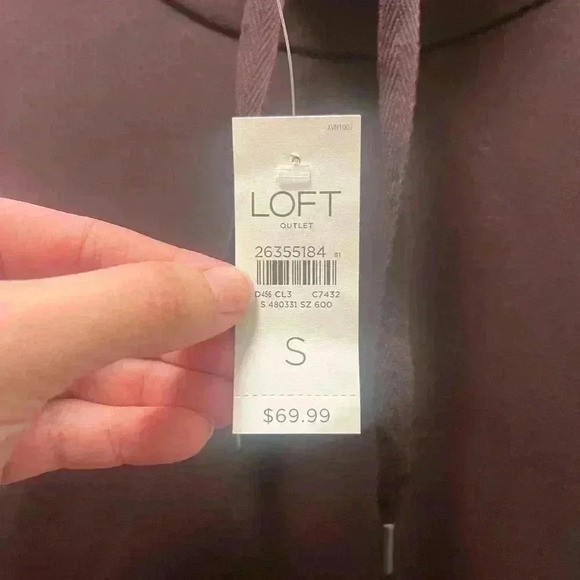 NWT Loft size small cowl neck lounge tunic - Picture 2 of 6